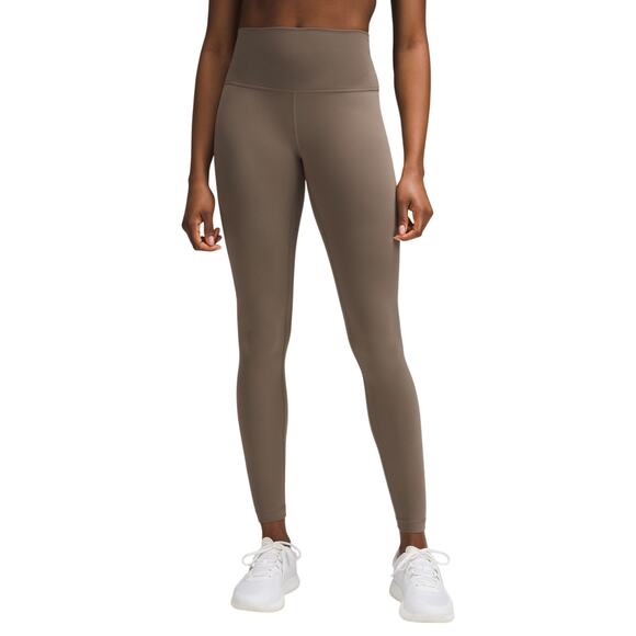 Lululemon 'Wunder' Grey Nylon Train High-Rise Tight Size 4 - Picture 1 of 4